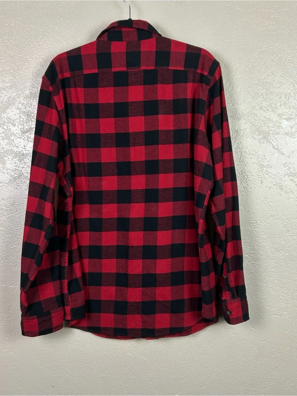 Banana Republic flannel Red and Black Buffalo Plaid Button-Down Shirt